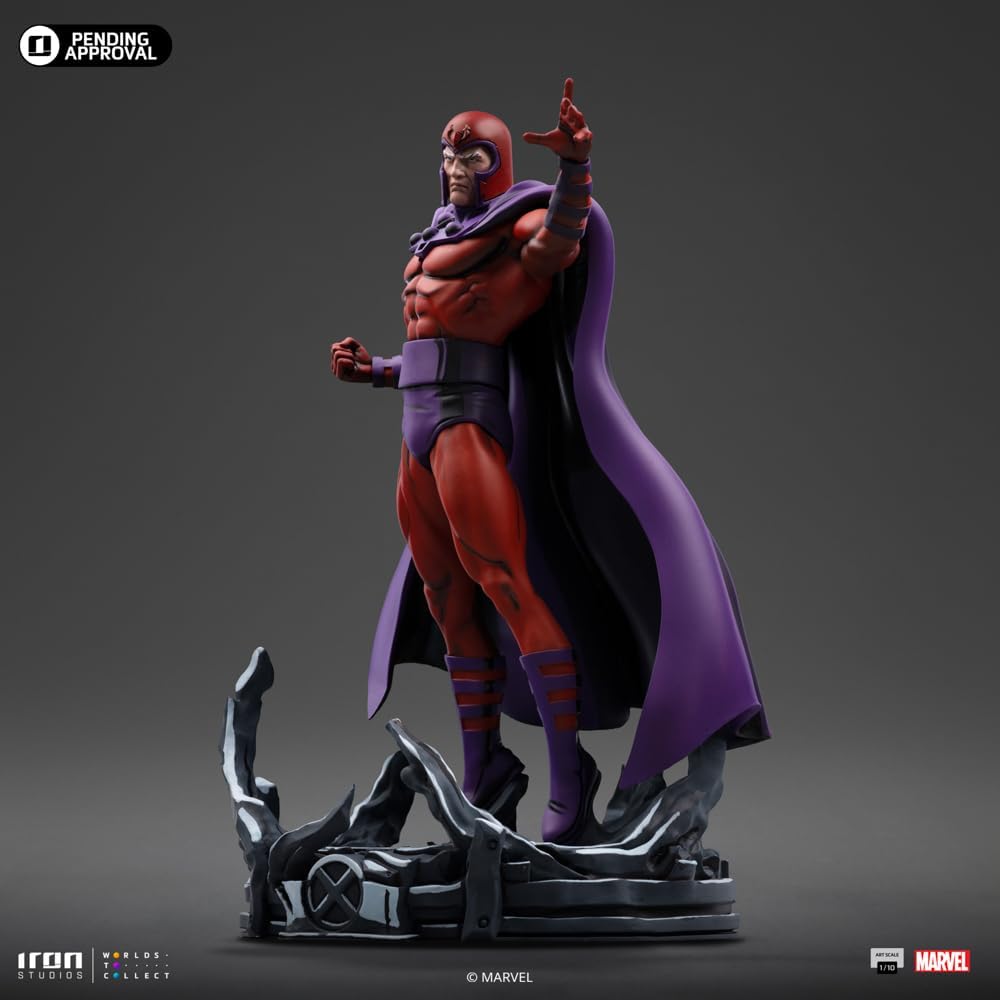 Iron Studios Statua da collezione Art Scale 1/10 Magneto - X-Men 97 Multicolor Polystone 22,6 cm 22,6 cm