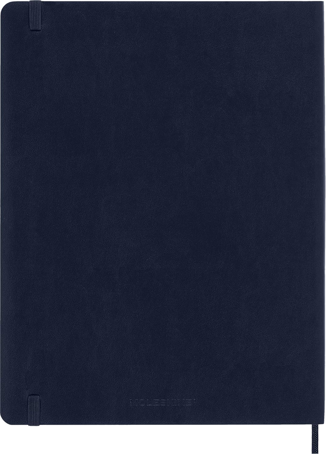 Moleskine Weekly Planner 2027, Soft Cover 12 Month Diary with Space for Notes and Elastic Closure, XL 19x25 Cm, Sapphire Blue