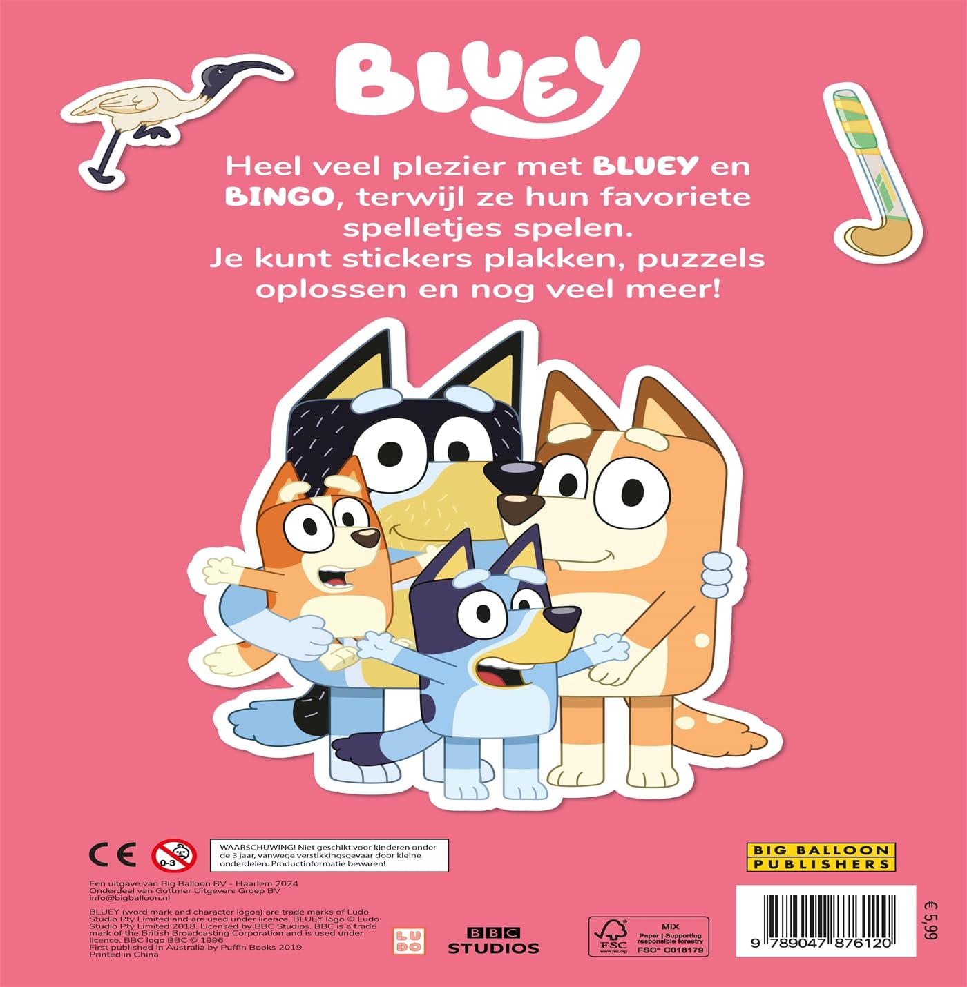 Tijd om te spelen!: Activiteitenboek met stickers