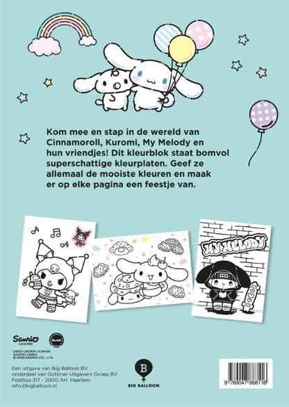 Gottmer Uitgevers Groep - Kleuren met Kuromi Pompompurin My Melody