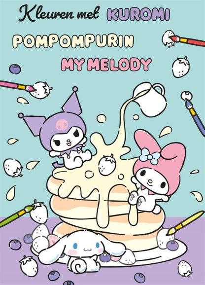 Gottmer Uitgevers Groep - Kleuren met Kuromi Pompompurin My Melody