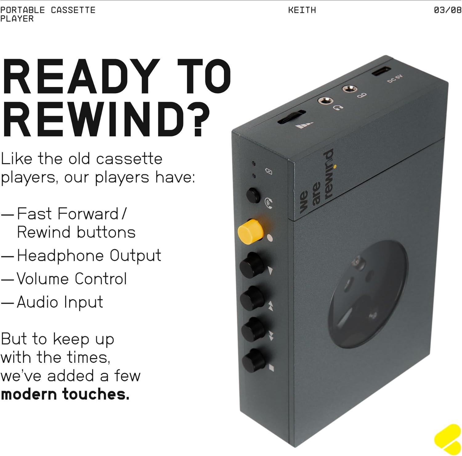 We Are Rewind - Cassette Player Recorder