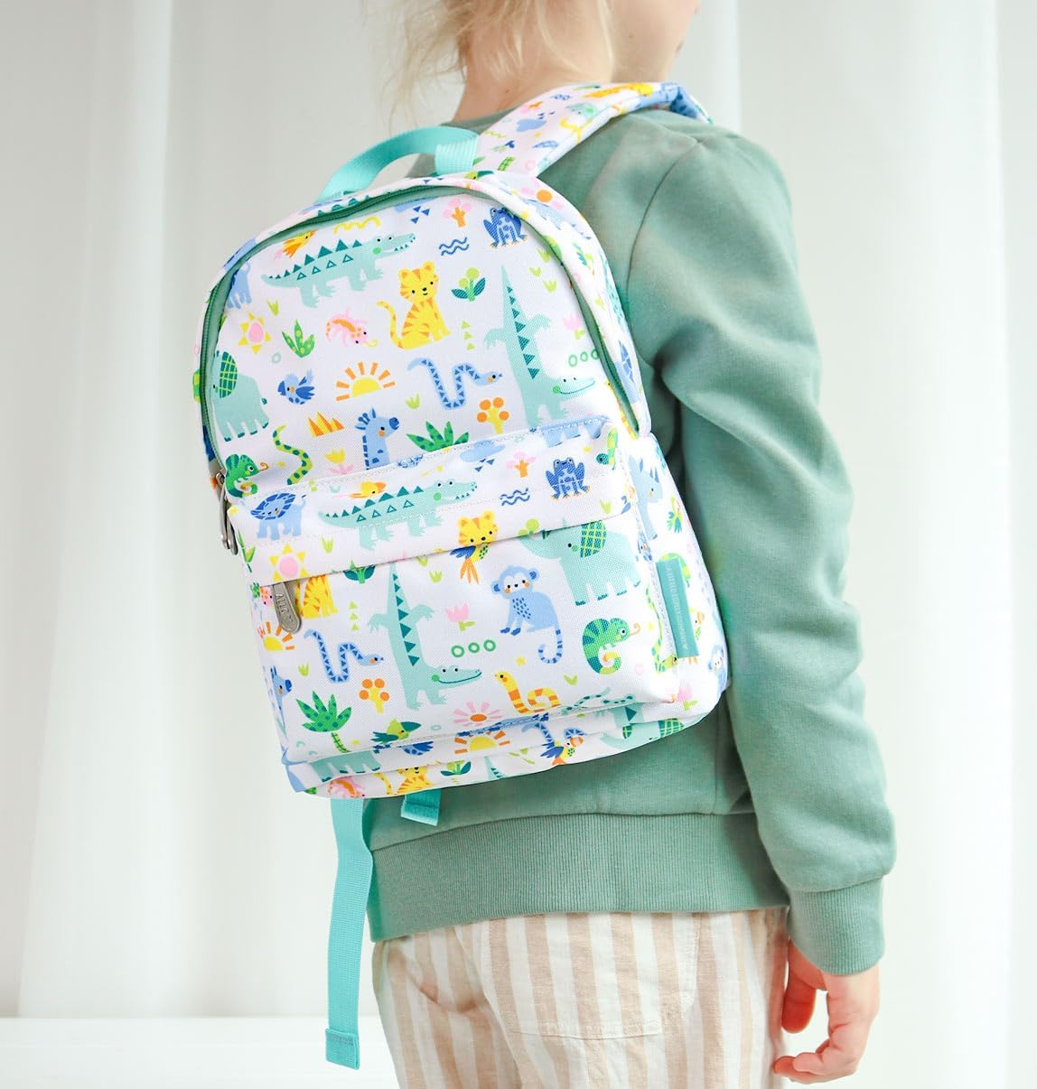 Small Backpack for Everyday Use, Jungle, Middelgroot, Children's backpack
