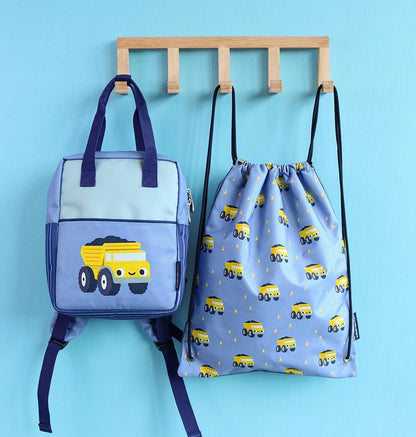A Little Lovely Company - Little Square Backpack - Dump Truck - Toddler