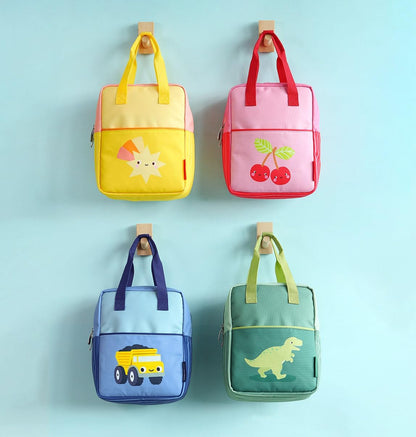 A Little Lovely Company - Little Square Backpack - Dump Truck - Toddler