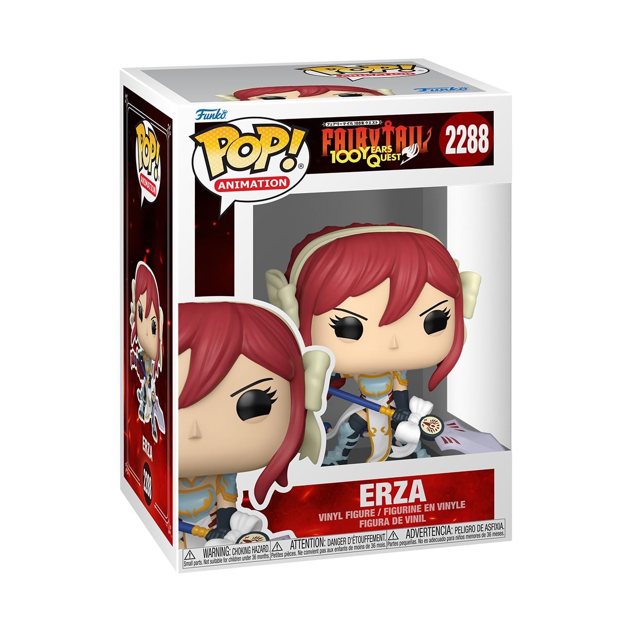 Funko POP! Animation: Fairy Tail 100 Years Quest - Erza - Sammelbare Vinylfigur - Geschenkidee - Offizielles Merchandise - Spielzeug für Kinder & Erwachsene - Modellfigur für Sammler