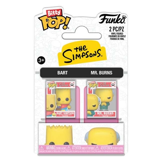 Funko Bitty POP! 2 Pack:The Simpsons- Bart & Mr. Burns