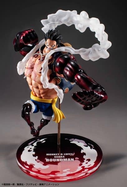 Megahouse Bewegliche Figur Monkey D. Luffy Gear4 Boundman One Piece – Variable Action Heroes MH846168, Mehrfarbig, Sammelfigur, ideal für Anime-Fans