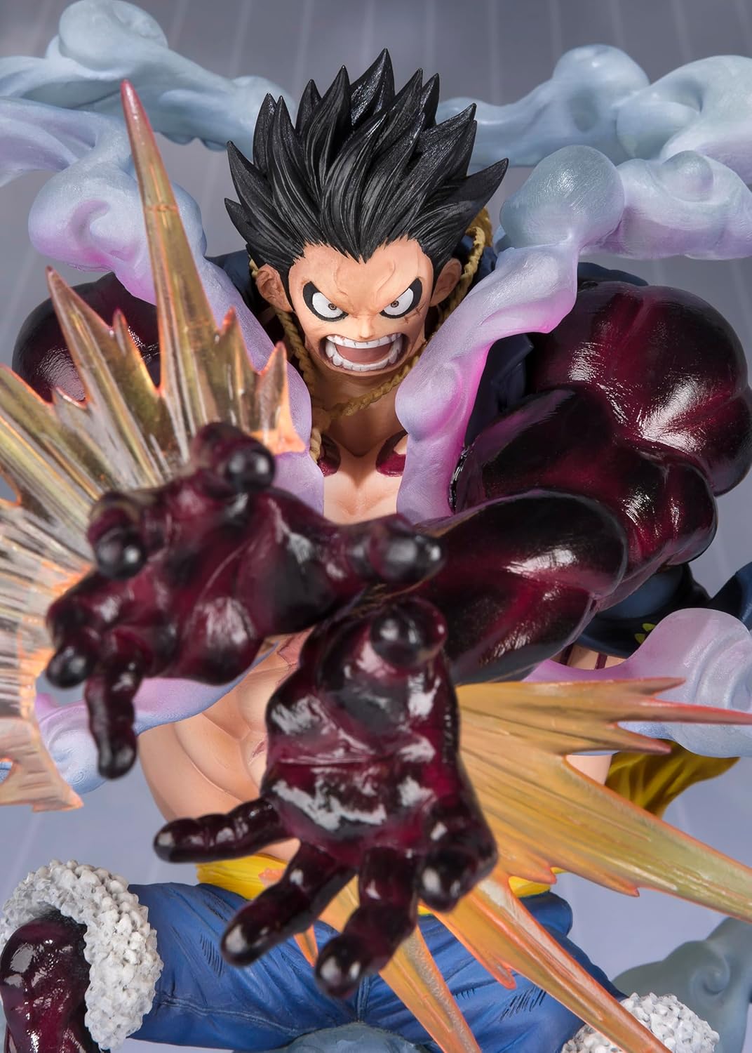 One Piece Figuartszero Pvc Statue Monkey D. Luffy Gear 4 Leo Bazooka Reissue 18 Cm