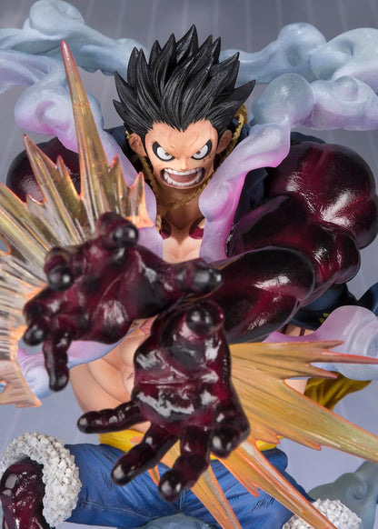 One Piece Figuartszero Pvc Statue Monkey D. Luffy Gear 4 Leo Bazooka Reissue 18 Cm