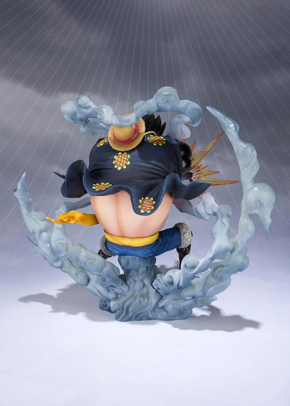 One Piece Figuartszero Pvc Statue Monkey D. Luffy Gear 4 Leo Bazooka Reissue 18 Cm