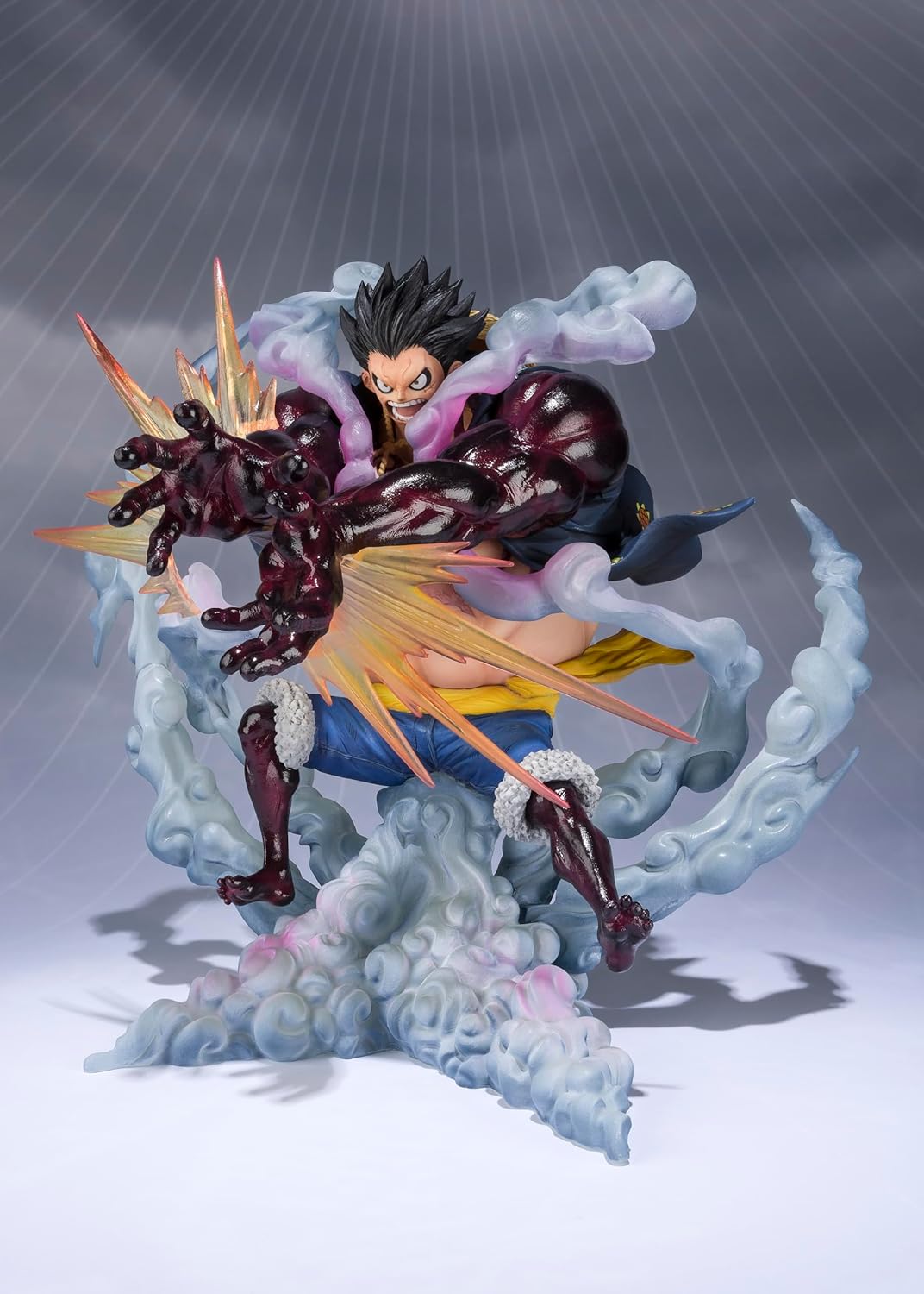 One Piece Figuartszero Pvc Statue Monkey D. Luffy Gear 4 Leo Bazooka Reissue 18 Cm