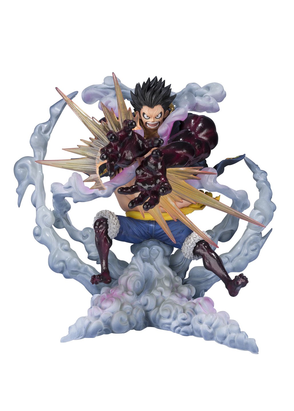 One Piece Figuartszero Pvc Statue Monkey D. Luffy Gear 4 Leo Bazooka Reissue 18 Cm