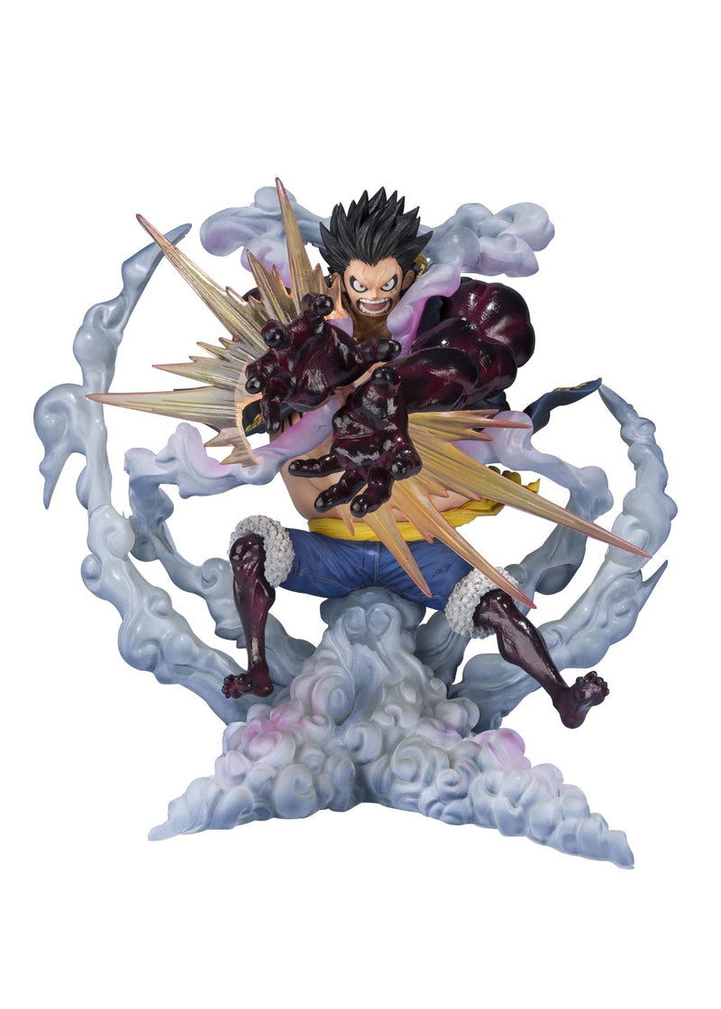 One Piece Figuartszero Pvc Statue Monkey D. Luffy Gear 4 Leo Bazooka Reissue 18 Cm