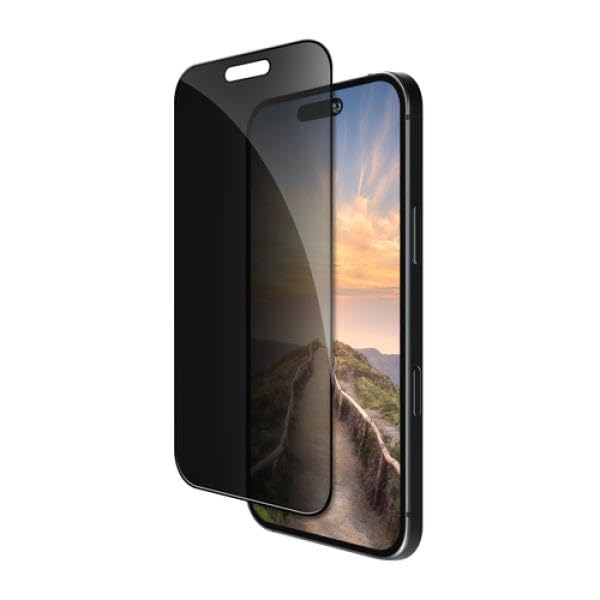 dbramante1928 Eco-shield Screen Protector for Mobile Phone with Privacy Filter Frame Colour Black for Apple iPhone 17 Pro