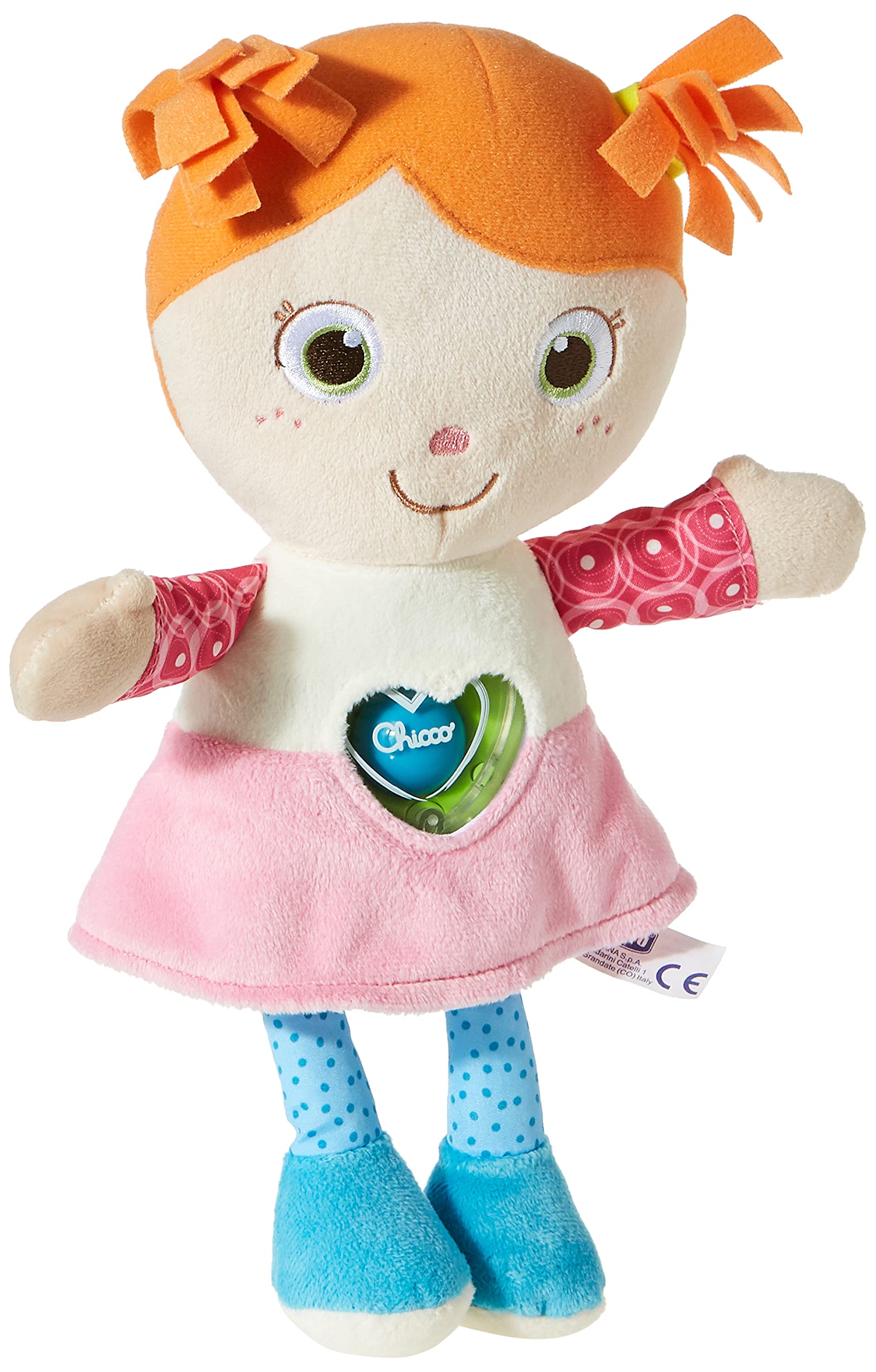 Chicco 00007942000000 Cuddly Doll First Love, Multi-Coloured