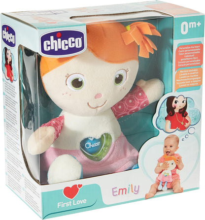 Chicco 00007942000000 Cuddly Doll First Love, Multi-Coloured