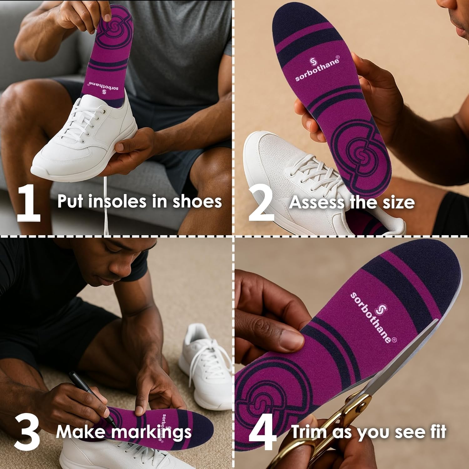 Sorbothane Cush N Step Insoles (8)