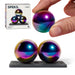Speks Supers Magnetic Balls Fidget Toy for Adults and Teens 14+ | Stress Relief, Desk Toy | Set of 3 | Oil Slick