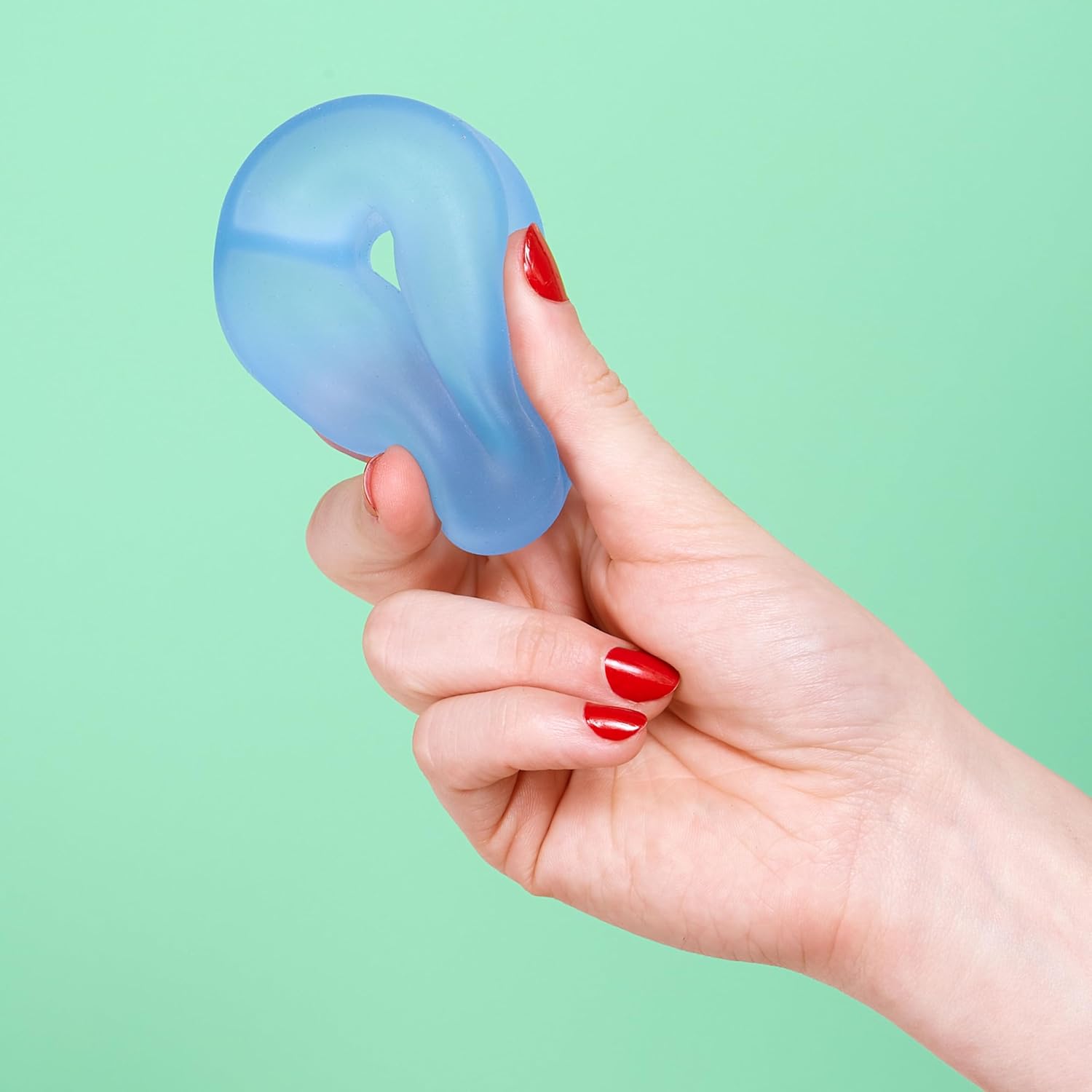 SPEKS Gump Loop | Dew | Ultra Soft Squishy Fidget Toy for Adults & Teens | Palm Sized Fun Stress Relief & Desk Toy | Squeezable Memory Loop with Gel Filling