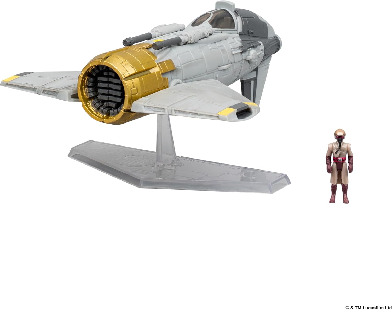 Jazwares SWJ0535 Fiend Fighter Fahrzeug (ca. 12,5 cm) mit Star Navigator Guard Pilot Micro-Figur (ca. 2,5 cm) – Series 11