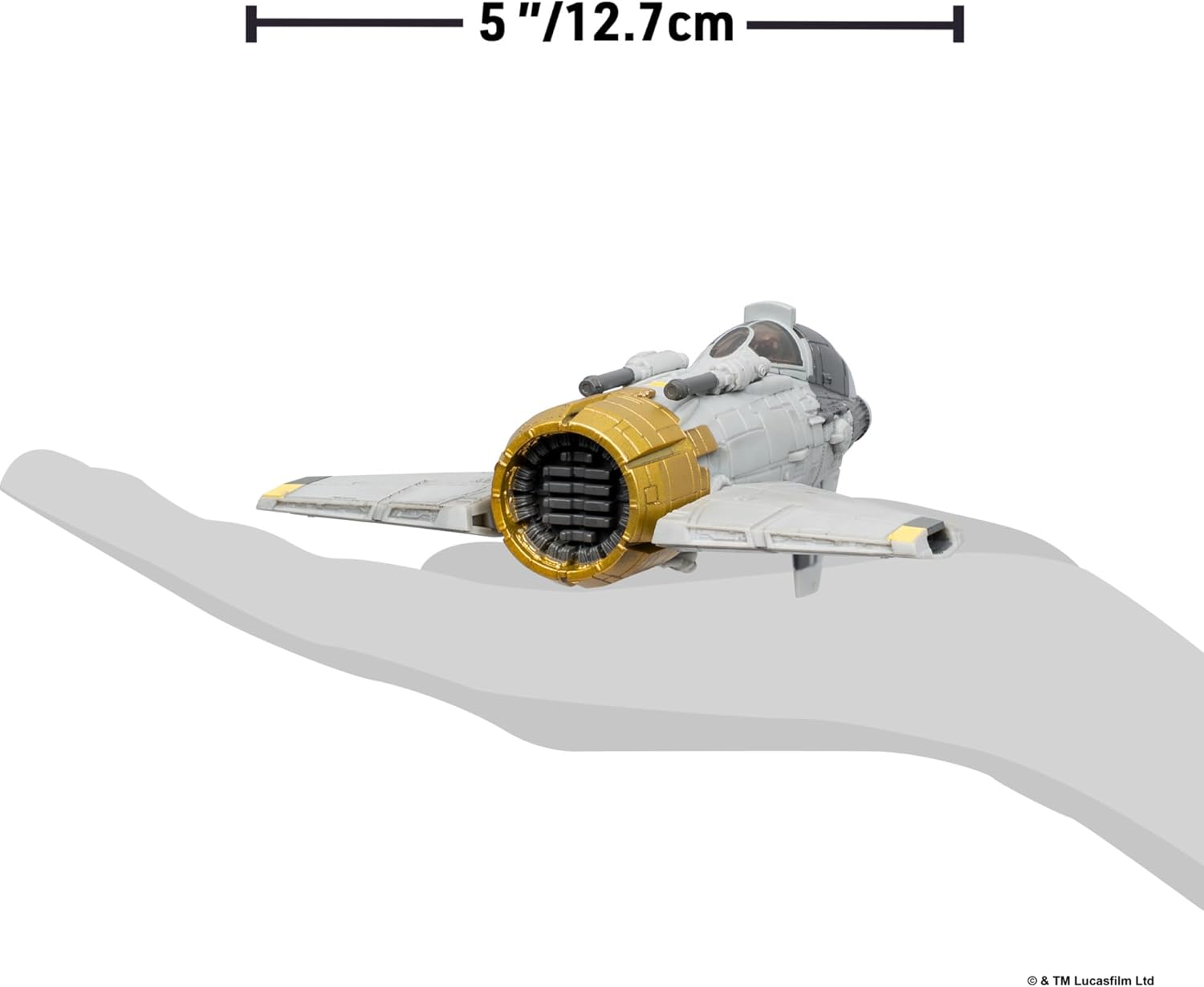 Jazwares SWJ0535 Fiend Fighter Fahrzeug (ca. 12,5 cm) mit Star Navigator Guard Pilot Micro-Figur (ca. 2,5 cm) – Series 11