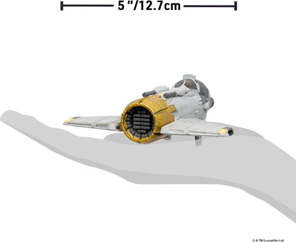 Jazwares SWJ0535 Fiend Fighter Fahrzeug (ca. 12,5 cm) mit Star Navigator Guard Pilot Micro-Figur (ca. 2,5 cm) – Series 11