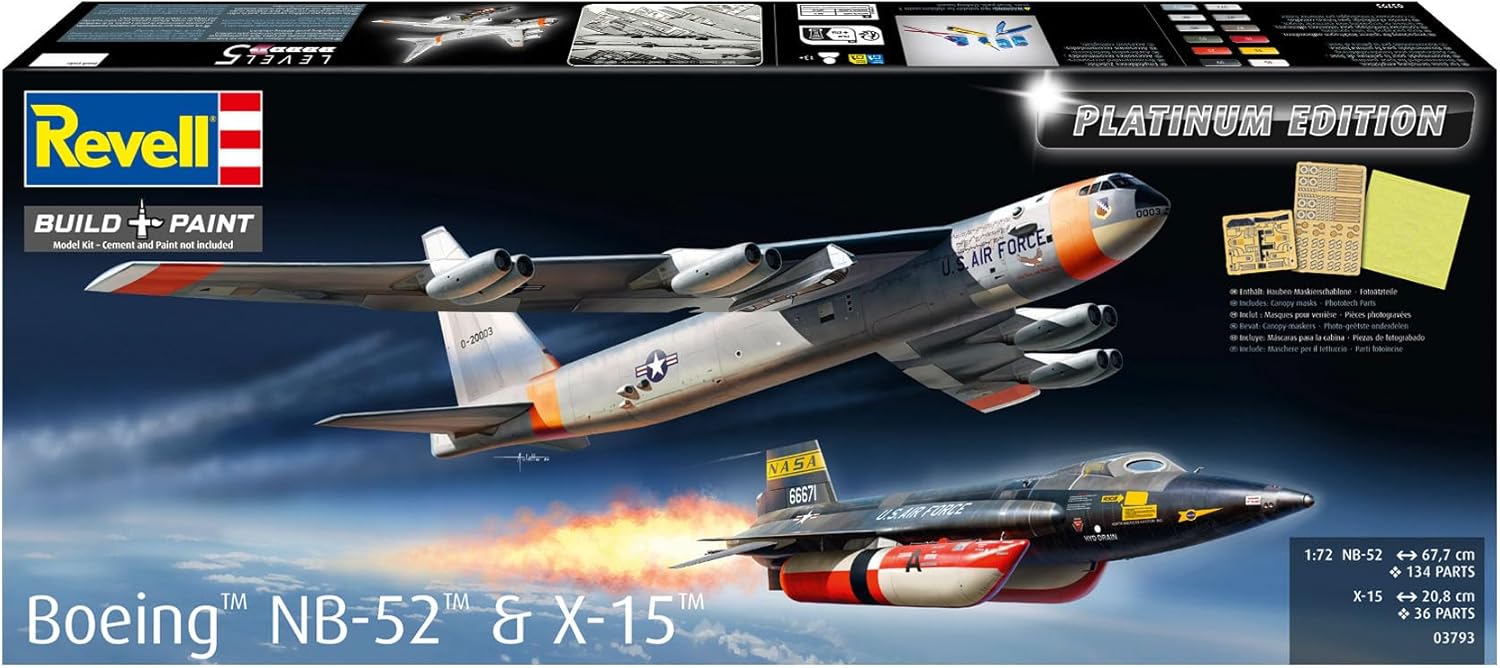 Revell 1/72 Boeing NB-52 with X-15 Platinum Edition