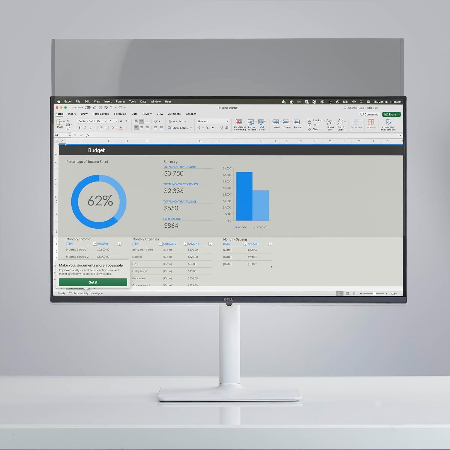 StarTech Filtro Privacy Magnetico per Monitor 27" 16:9 Widescreen, Rimovibile, Anti-Riflesso/Lucido, Riduzione Luce Blu, TAA