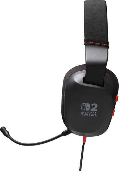 Powera - Wired Stereo Headset For Nintendo Switch 2 - Black