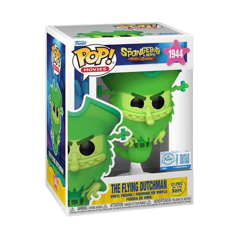 Funko Pop! Movies: The Spongebob Movie - The Flying Dutchman - Amazon Exclusive - Glow In the Dark - Collectable Vinyl Figure - Gift Idea - Official Merchandise