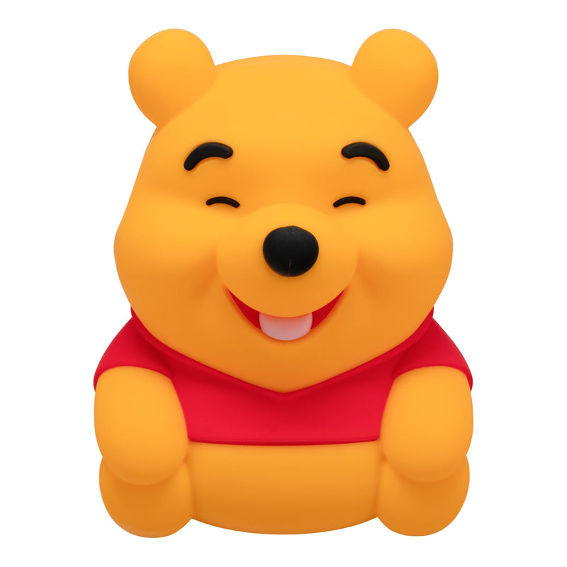 Paladone Disney Winnie the Pooh SquishyGlo Rechargeable Silicone Night Light, 15.5cm, 1–3 Hour Timer, 3 Brightness Levels, Officially Licensed