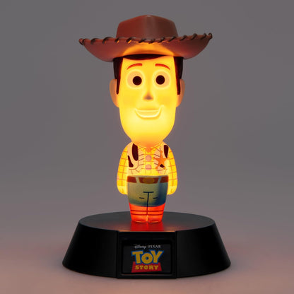 Paladone Toy Story Woody Icon Light – 11cm Woody Character Lamp – Soft Glow Light for Kids Bedrooms