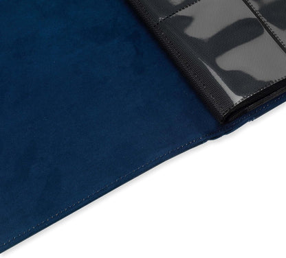 Vault X 9 Pocket Trading Card Strap Binder, 360 Cards, Premium Exo-Tec Album Material, 20 Side-Loading Pages, Folder for Collectible Games, Sports, TCG (Blue