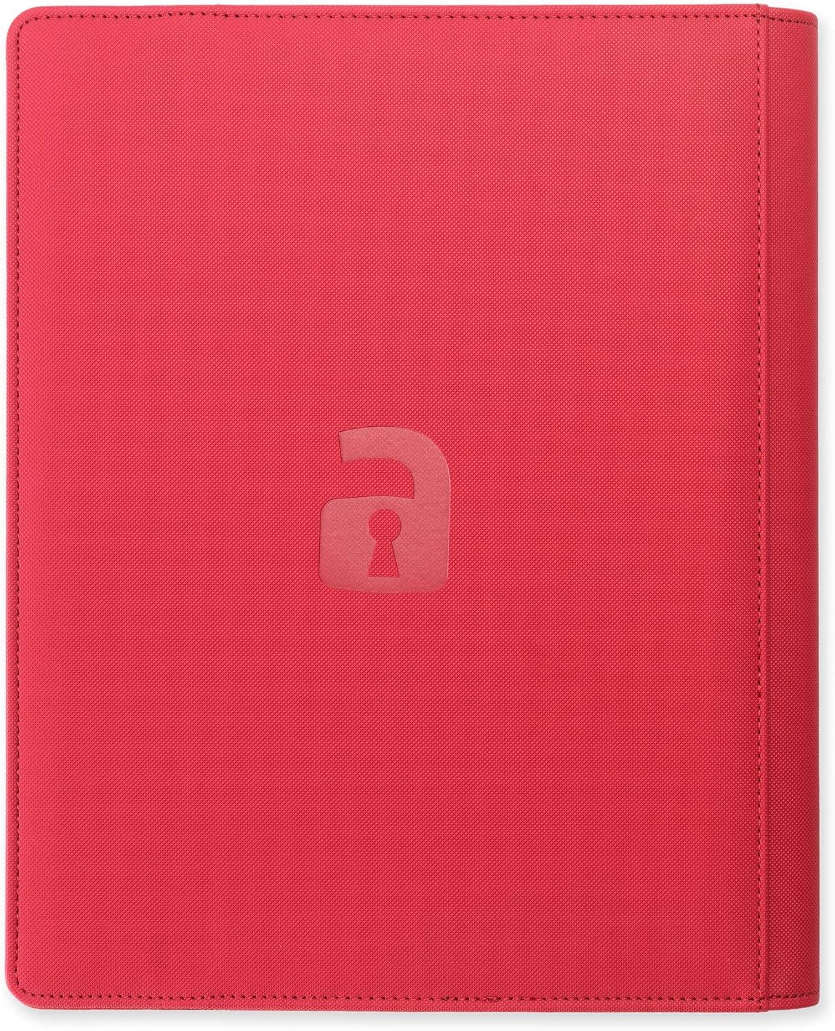 Vault X 9 Pocket Trading Card Strap Binder, 360 Cards, Premium Exo-Tec Album Material, 20 Side-Loading Pages, Folder for Collectible Games, Sports, TCG (Red