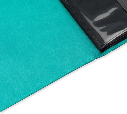 Vault X 9 Pocket Trading Card Strap Binder, 360 Cards, Premium Exo-Tec Album Material, 20 Side-Loading Pages, Folder for Collectible Games, Sports, TCG (Teal