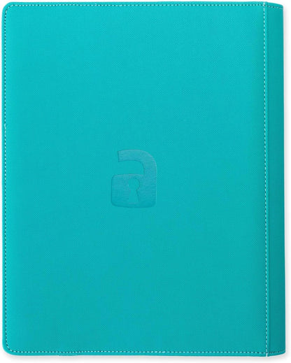 Vault X 9 Pocket Trading Card Strap Binder, 360 Cards, Premium Exo-Tec Album Material, 20 Side-Loading Pages, Folder for Collectible Games, Sports, TCG (Teal