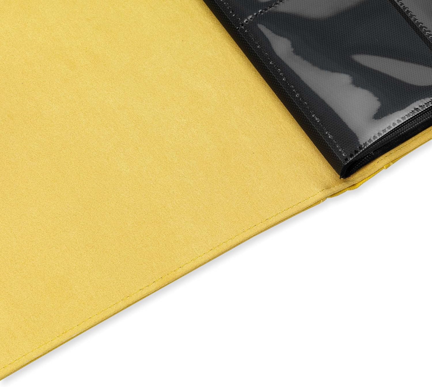 Vault X 9 Pocket Trading Card Strap Binder, 360 Cards, Premium Exo-Tec Album Material, 20 Side-Loading Pages, Folder for Collectible Games, Sports, TCG (Yellow