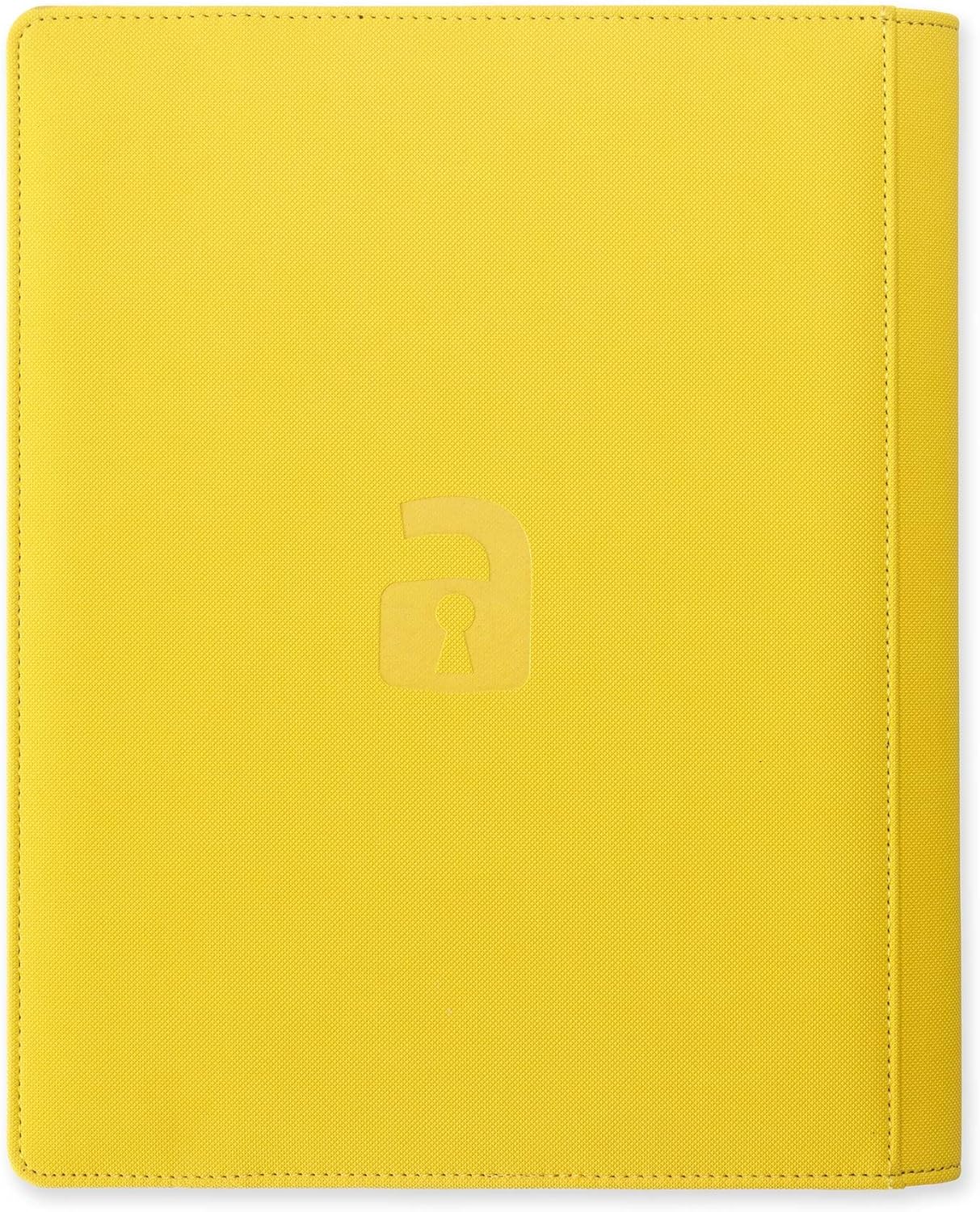 Vault X 9 Pocket Trading Card Strap Binder, 360 Cards, Premium Exo-Tec Album Material, 20 Side-Loading Pages, Folder for Collectible Games, Sports, TCG (Yellow
