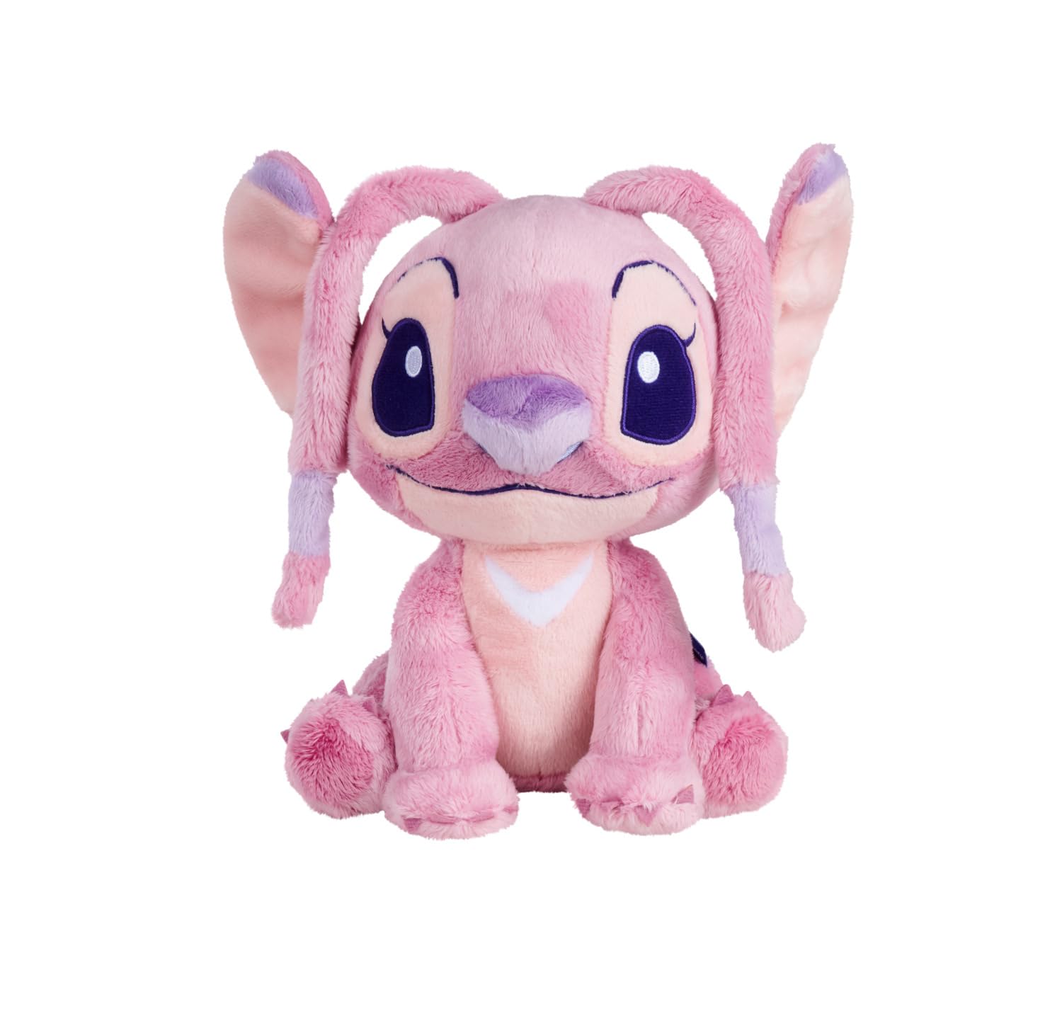 Simba Disney Lilo und Stitch Angel, Plüschtier 25cm, Kuscheltier, Plüschfigur, kuschelweich, ab den ersten Lebensmonaten geeignet
