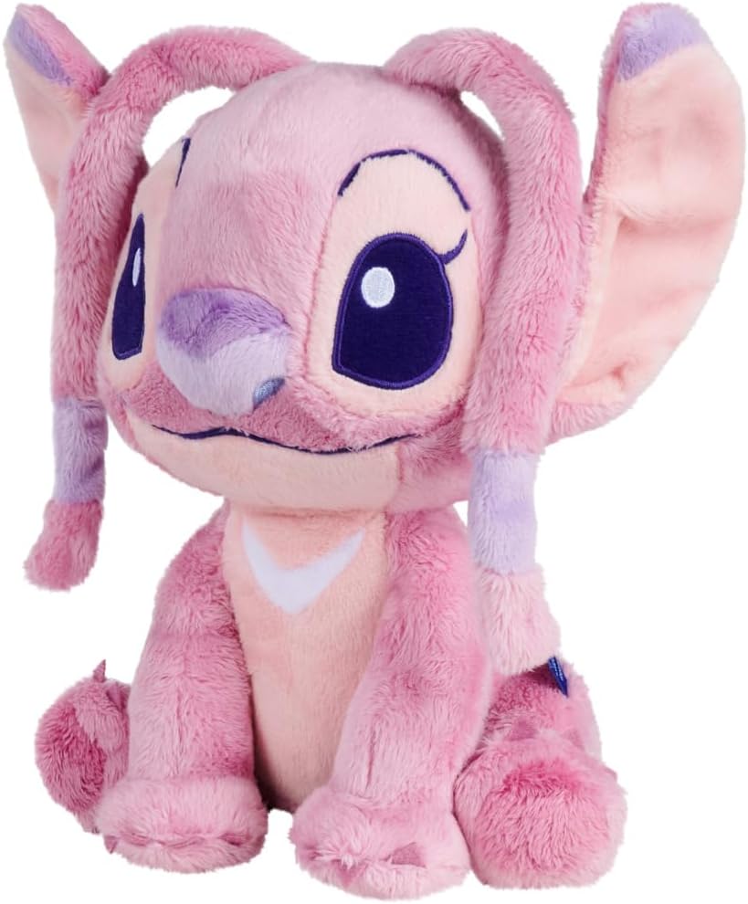 Simba Disney Lilo und Stitch Angel, Plüschtier 25cm, Kuscheltier, Plüschfigur, kuschelweich, ab den ersten Lebensmonaten geeignet