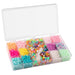 Jewelry Making Set – Beads Set for Kids and Adults – 15 Different Beads & Transparent Beading Wire – Katsuki Beads, Glass Beads, Smiley Beads, Letter Beads, Floral Beads – Bracelets