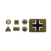 Flames of War German LW Tokens (x20) & Objectives (x2