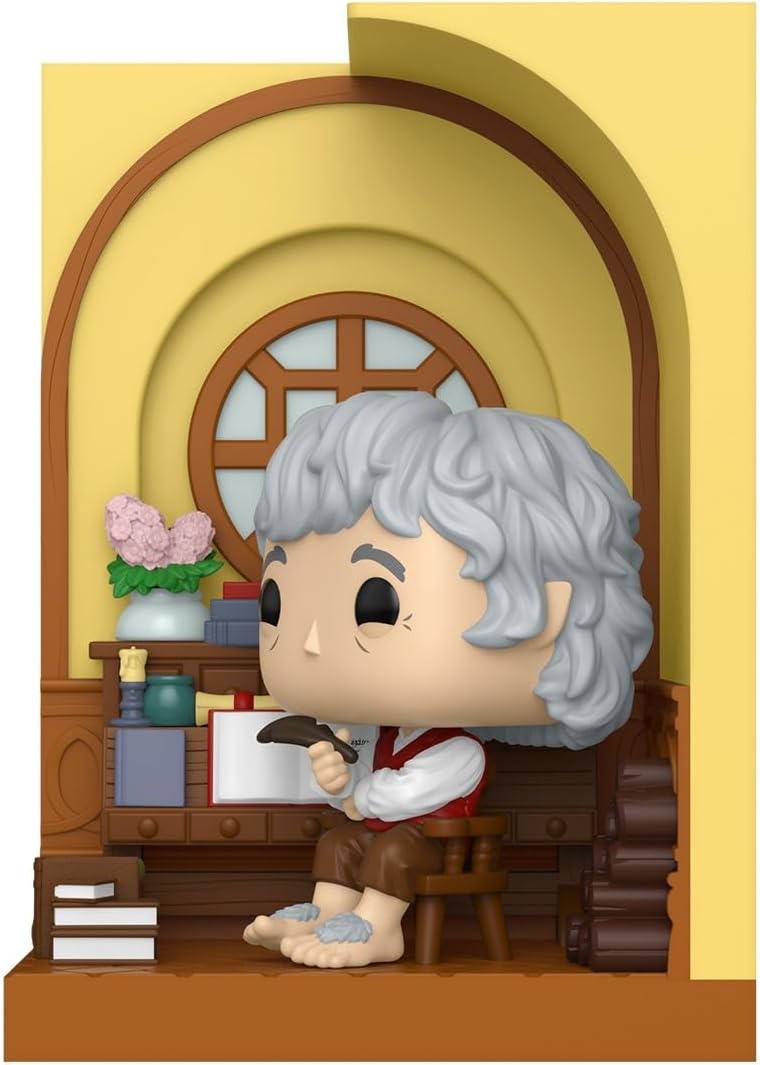 Funko POP! Nooks: Lord of the Rings - Bilbo Baggins in Bag-End - Stack or display - Figura in vinile da collezione - Idea regalo - Prodotto ufficiale - Giocattoli per bambini e adulti