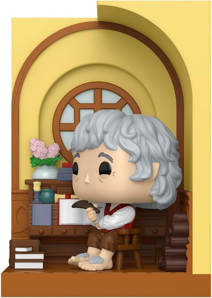 Funko POP! Nooks: Lord of the Rings - Bilbo Baggins in Bag-End - Stack or display - Figura in vinile da collezione - Idea regalo - Prodotto ufficiale - Giocattoli per bambini e adulti