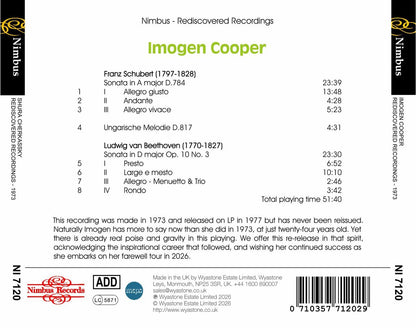 Imogen Cooper: Nimbus Rediscovered Recordings