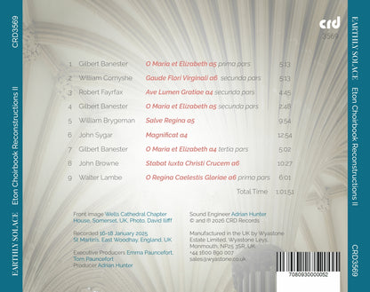 Earthly Solace: Eton Choirbook Reconstructions II