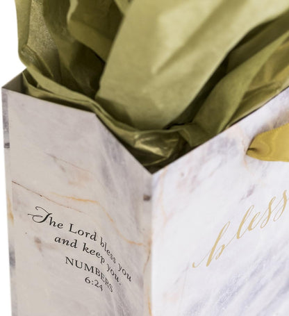 DaySpring Small Specialty Gift Bag - Treasured Blessings - Timeless Collection (71405