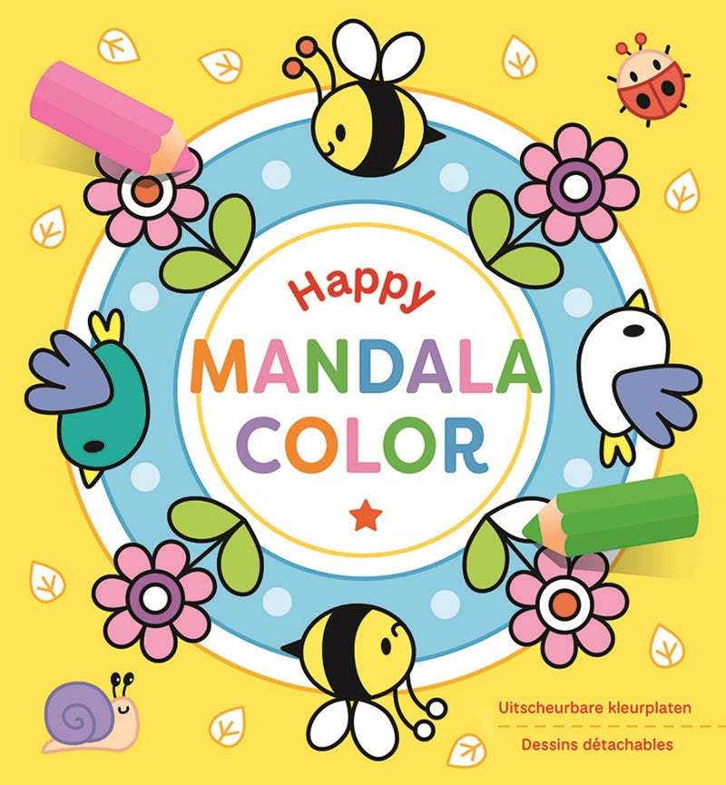 Happy Mandala Color: Uitscheurbare kleurplaten
