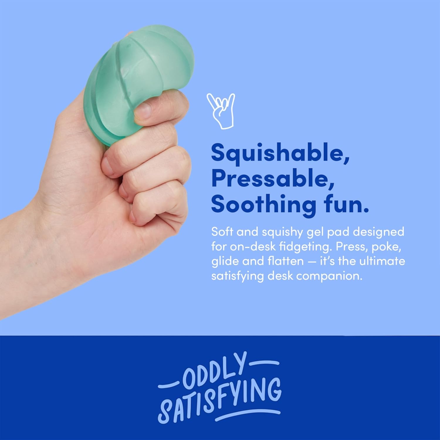 Gump Surface Gel-Filled Stress Ball | Ultra-Squishy Fidget Toy for Stress Relief & Focus | Anxiety Ball for Adults & Teens | Sensory Squeeze Toy | Cool Mix 2 Pack